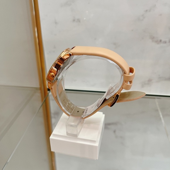 Kate Spade Vachetta Leather & Rose Goldtone Watch main image 7